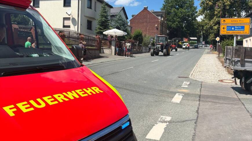 Absicherung Traktortreffen