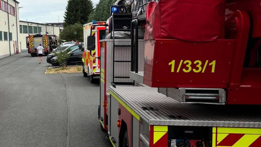 Einlauf Brandmeldeanlage