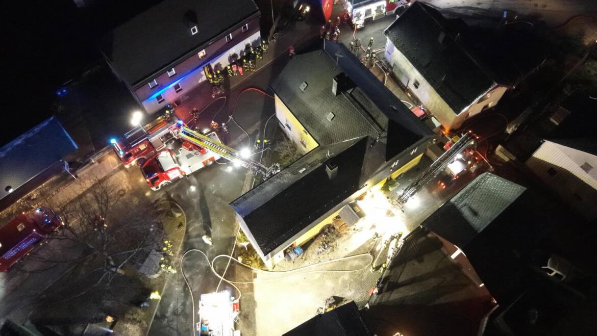 Wohnungsbrand in Harra