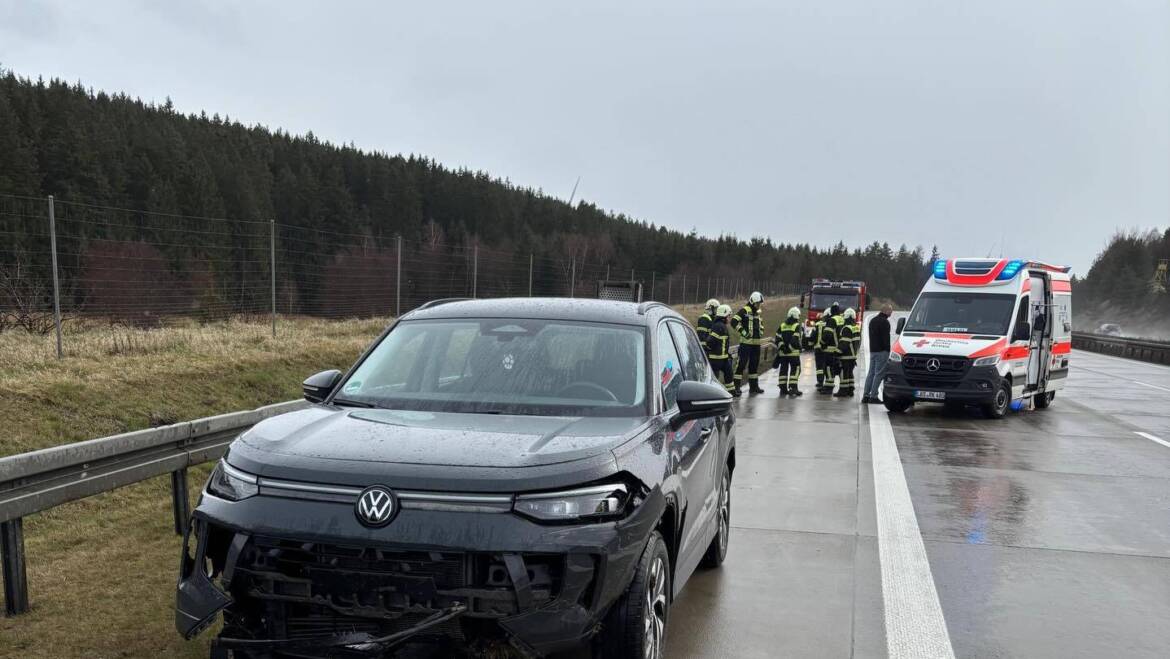 Verkehrsunfall mit mehreren Einsatzstellen auf der A9