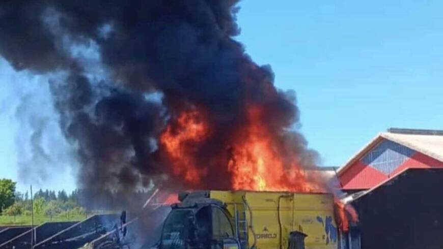 Brand in Rothenacker