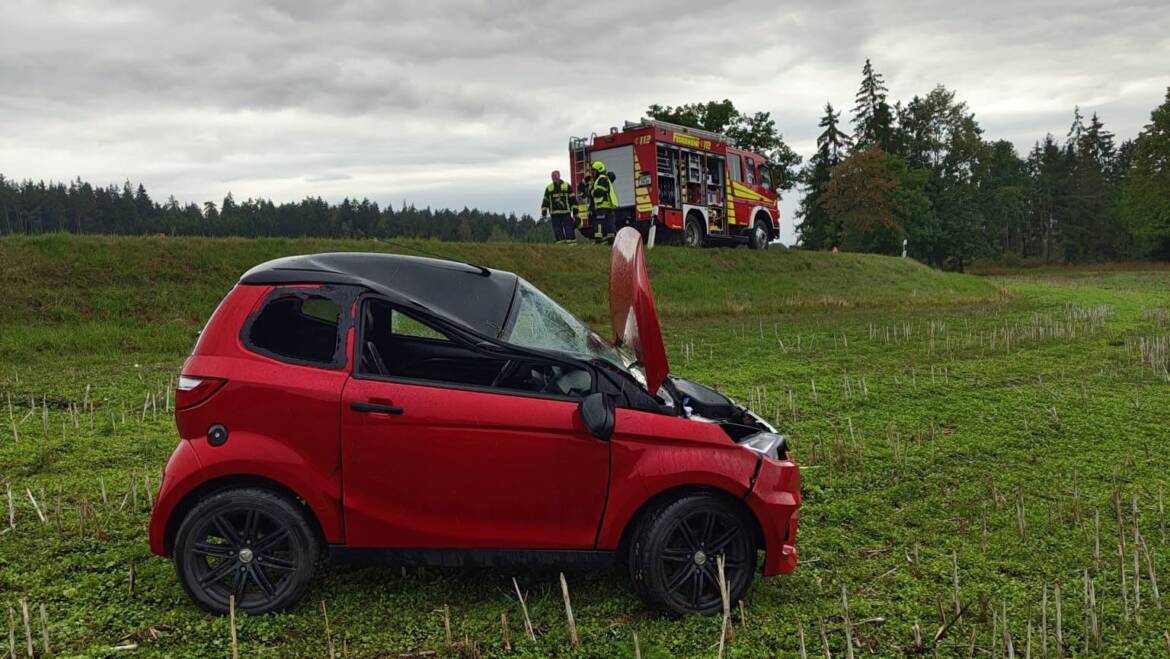 Verkehrsunfall auslaufende Flüssigkeiten